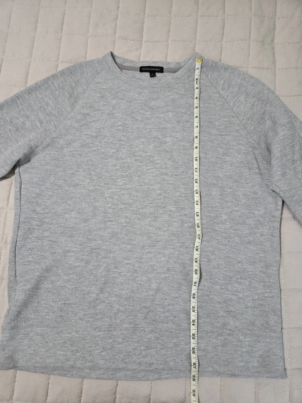Banana Republic Men’s Light Gray Crewneck Sweater